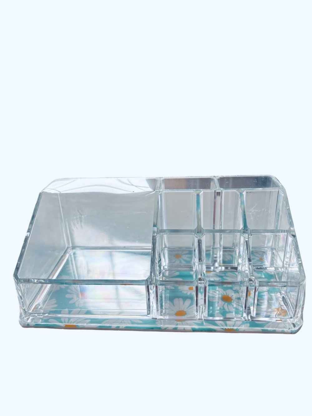 Sorbsus Daisy Print Clear Acrylic Organizer New - Picture 4 of 7